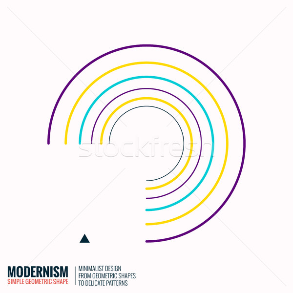 Stock photo: Minimalistic Geometric Design