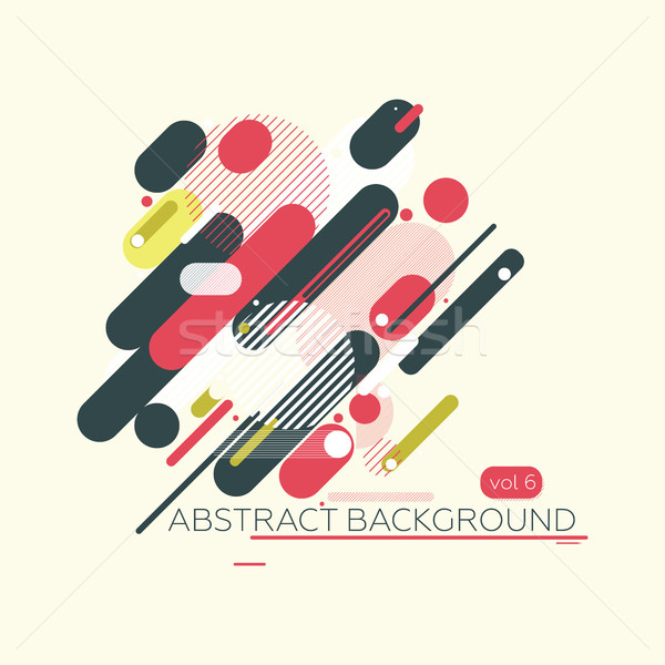 Simple geometric composition Stock photo © Vanzyst
