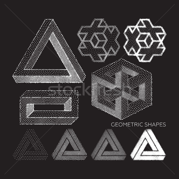 Stock photo: Set of geometric shapes