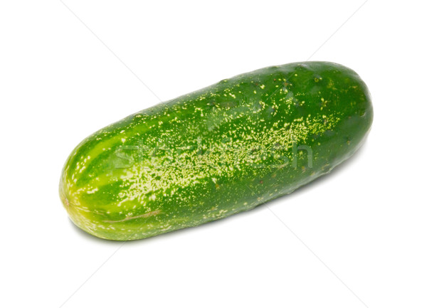 Green cucumber isolated on white. Stock photo © vapi