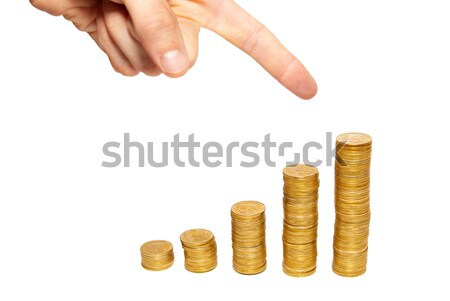 Sign to the top of money. Stock photo © vapi