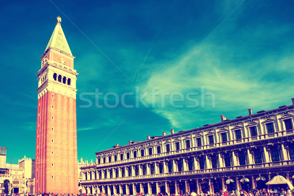 San Marco square with Campanile and Doge Palace Stock photo © vapi