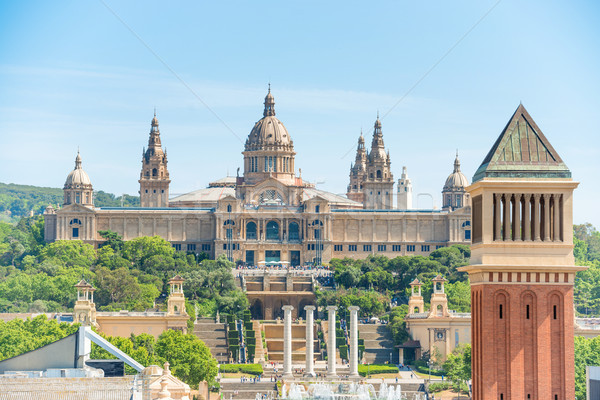 Museum of National Art in Barcelona Stock photo © vapi