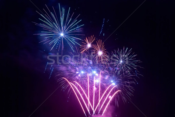 Beautiful fireworks Stock photo © vapi