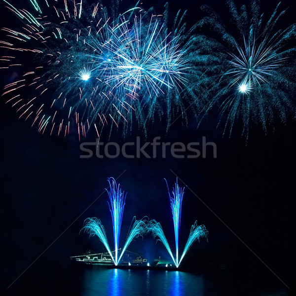 Colorful fireworks Stock photo © vapi