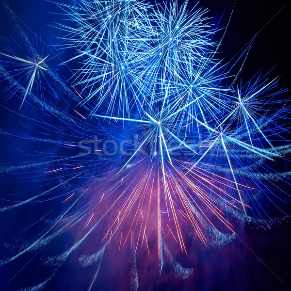 Stock photo: Colorful fireworks