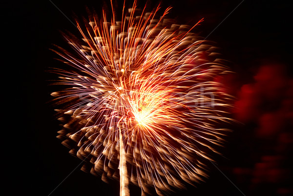 Colorful holiday fireworks Stock photo © vapi