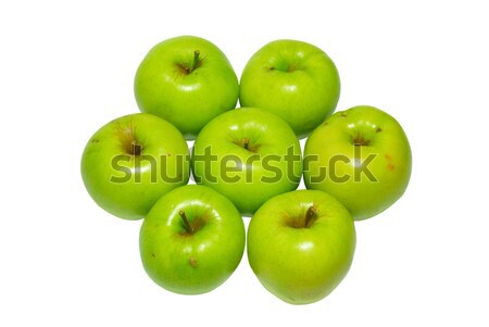 綠色 蘋果 孤立 白 食品 商業照片 © vapi