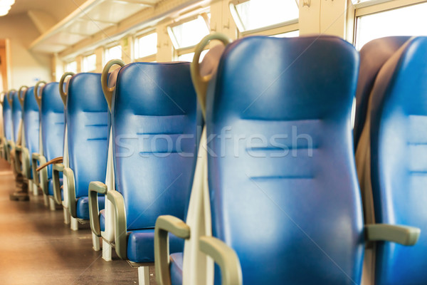 Empty blue seats Stock photo © vapi