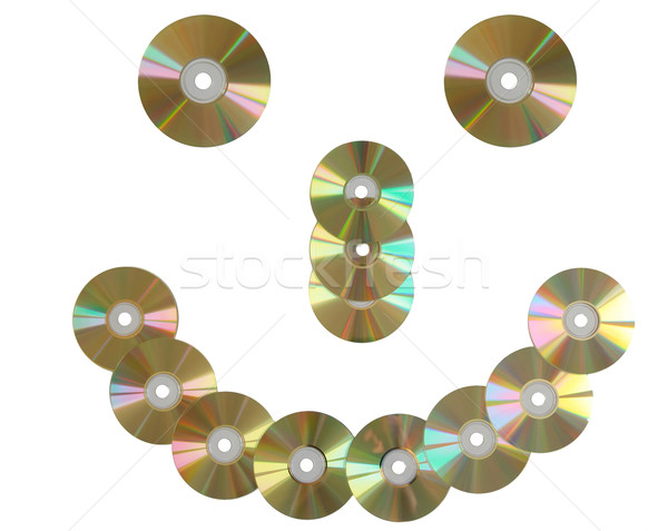 CD discs smile.  Stock photo © vapi
