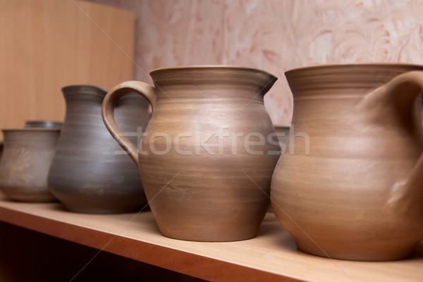 Old clay pots Stock photo © vapi