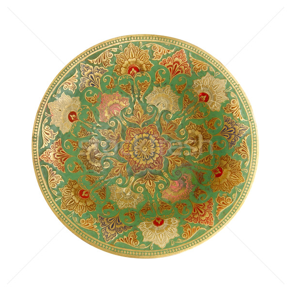 Painted metal plate. Stock photo © vapi