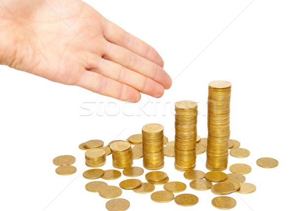 Successful sign to the top of money. Stock photo © vapi