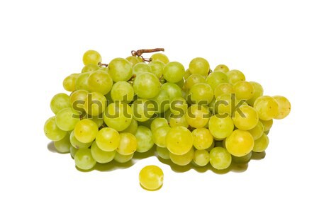Raisins verts isolé blanche vin nature fruits Photo stock © vapi