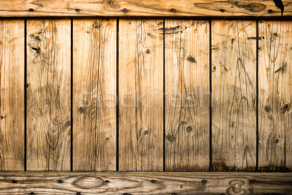 Ciemne stare drewno ogrodzenia tekstury Zdjęcia stock © vapi