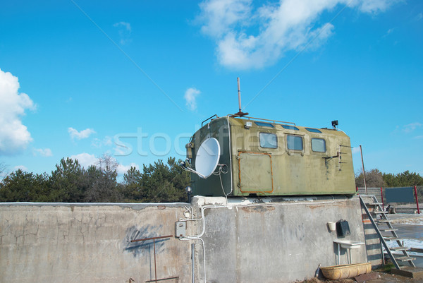 Russian military khaki colored booth Stock photo © vapi