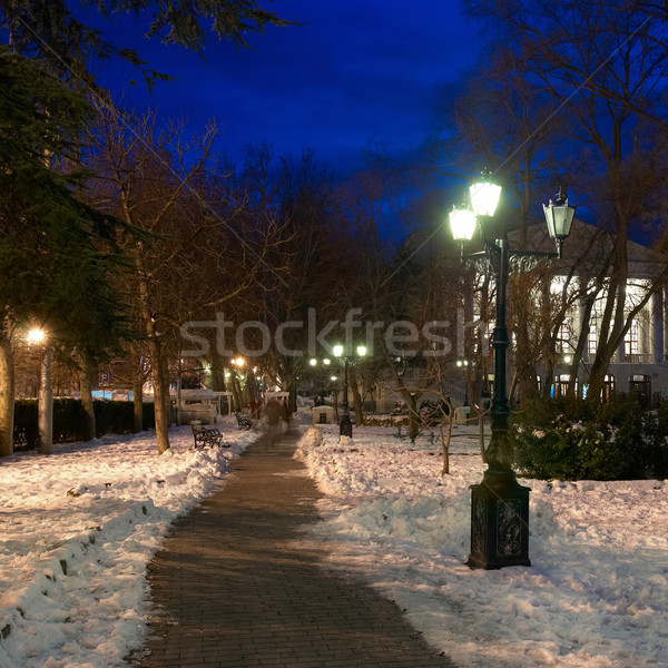 City night scene Stock photo © vapi