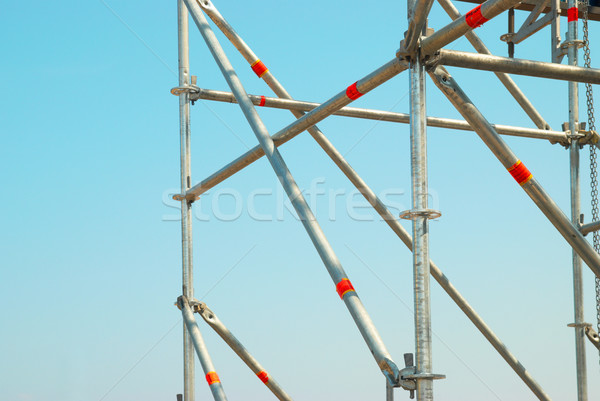Part of the construction scaffold Stock photo © vapi