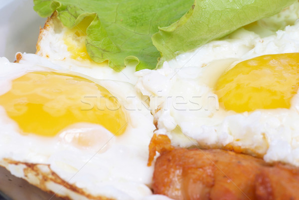 Fried eggs Stock photo © vapi