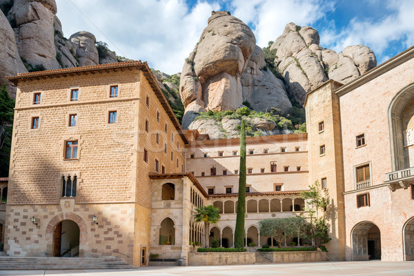 Montserrat Monastery in Barcelona, Spain Stock photo © vapi