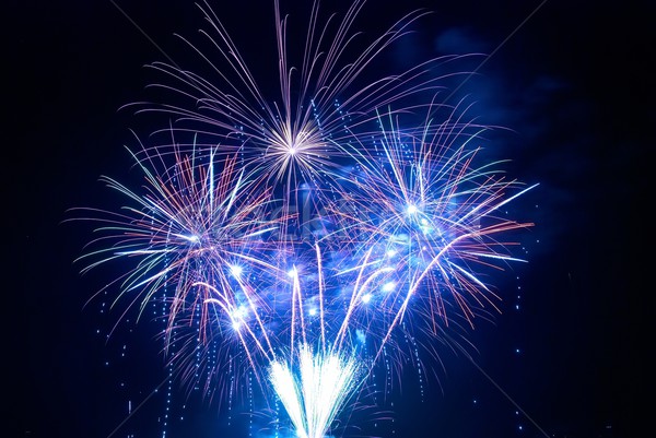 Beautiful fireworks Stock photo © vapi