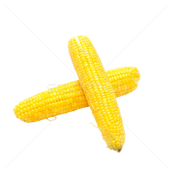 Yellow young corns isolated on white. Stock photo © vapi
