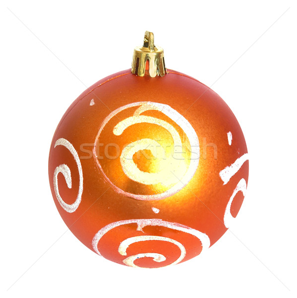 Orange Christmas bauble. Stock photo © vapi