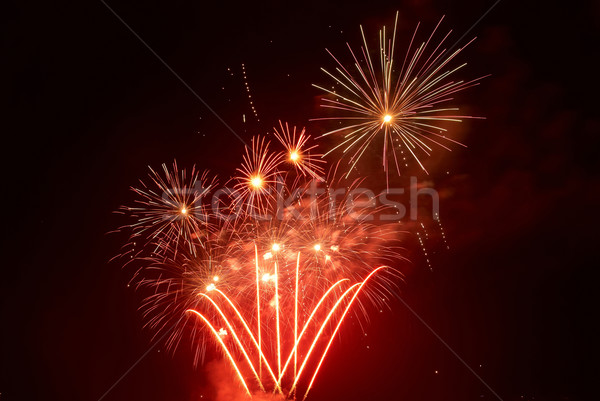 Beautiful fireworks Stock photo © vapi