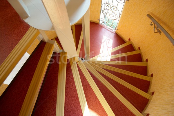 Spiral staircase in a house. Stock photo © vapi
