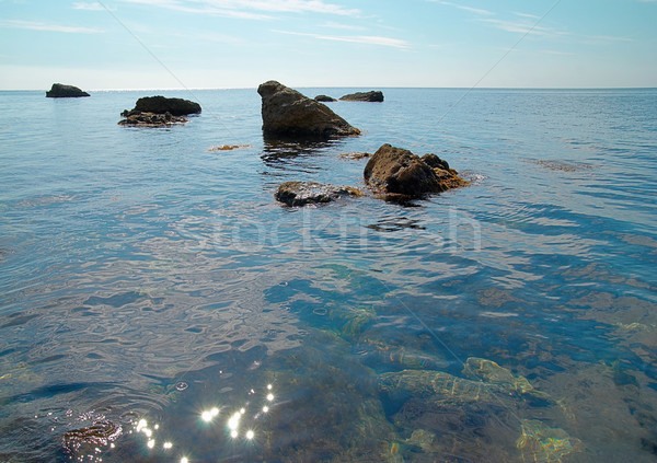商業照片: 海 · 景觀 · 岩 · 水面 · 水 · 雲
