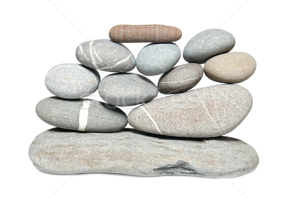 Wall of pebbles Stock photo © vapi