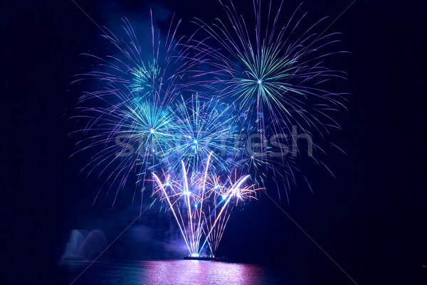 Colorful fireworks Stock photo © vapi