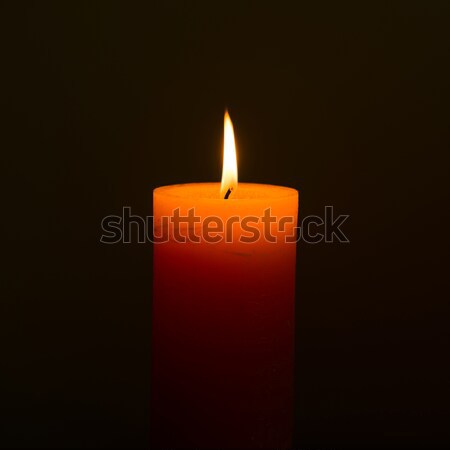 Candle light with flame Stock photo © vapi