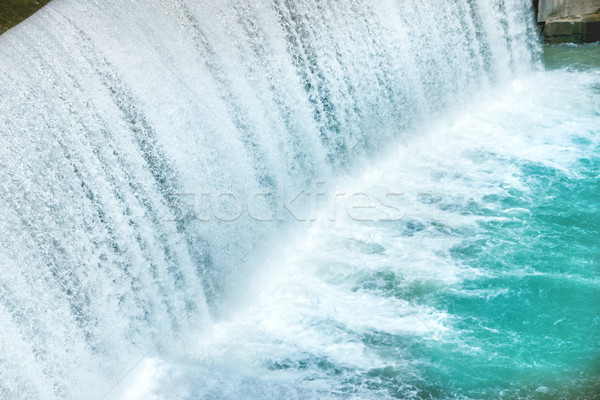 Wasserfall groß Kaskade Fluss Spanien Wasser Stock foto © vapi