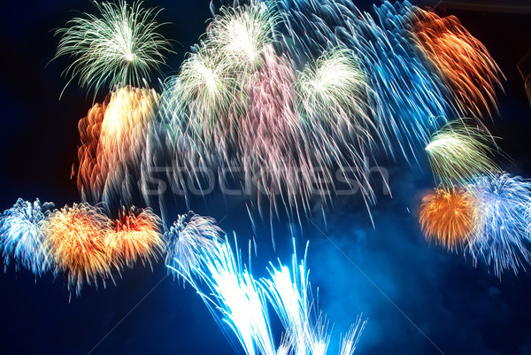 Colorful fireworks Stock photo © vapi