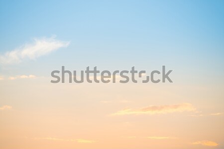 Pale sunset sky with pink, orange and red colors Stock photo © vapi