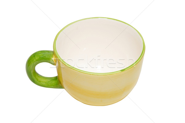 Boş Çin çay fincanı yalıtılmış beyaz ışık Stok fotoğraf © vapi