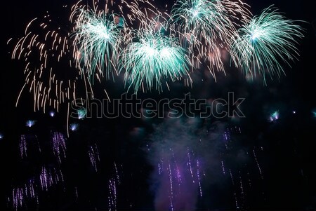 Colorful fireworks Stock photo © vapi