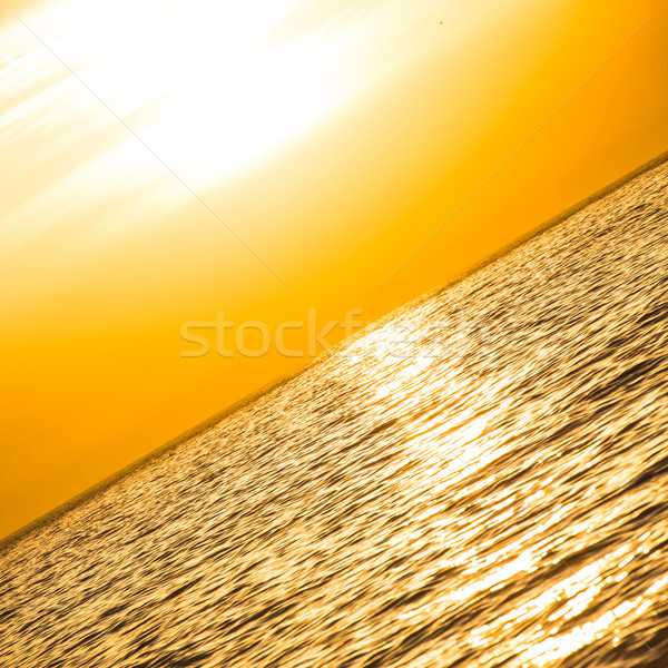 Sunset above the sea Stock photo © vapi