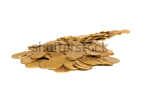 Stock photo: Road of golden coins