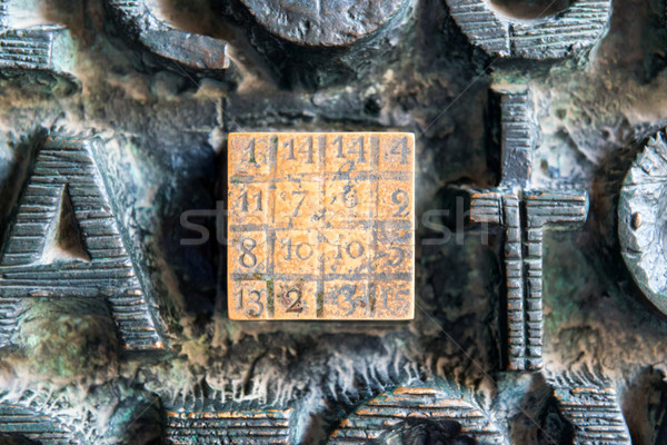 The magic square at the door Stock photo © vapi