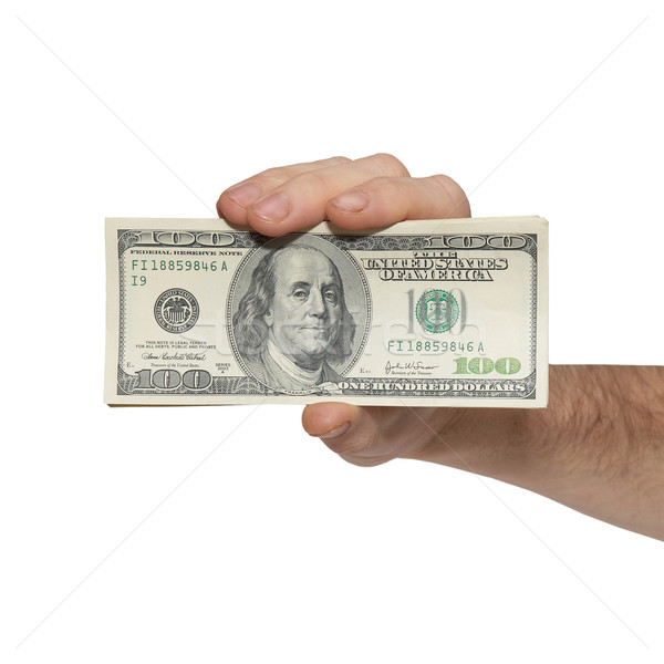 Hand with american dollars Stock photo © vapi