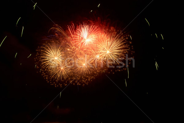 Stock photo: Colorful fireworks