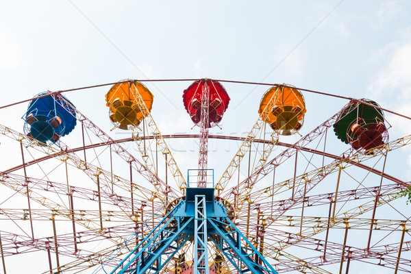 Ferris wheel isolated on white Stock photo © vapi