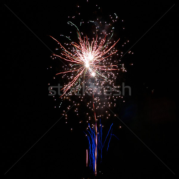 Stock photo: Colorful fireworks