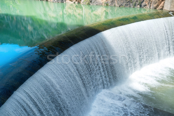 Dam on river in the mountains Stock photo © vapi