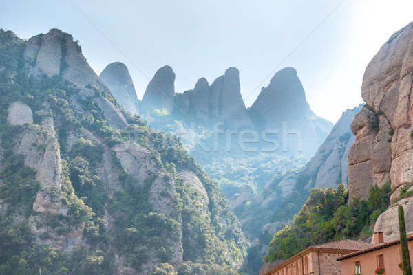 Montserrat Monastery in Barcelona, Spain Stock photo © vapi