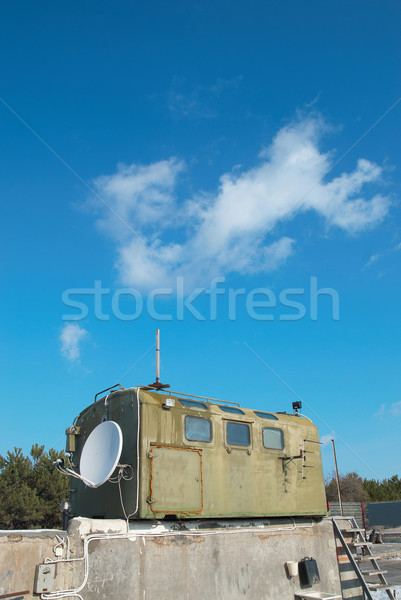 Russian military khaki colored booth Stock photo © vapi