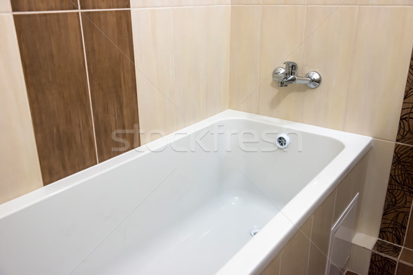 Bianco lusso vasca da bagno bagno ceramica interni Foto d'archivio © vapi