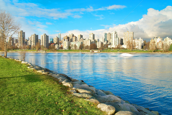 Vert parc mer gratte-ciel Vancouver [[stock_photo]] © vapi